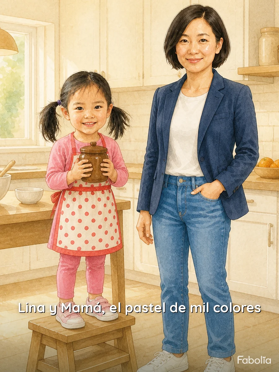 Portada · Lina y Mamá, el pastel de mil colores